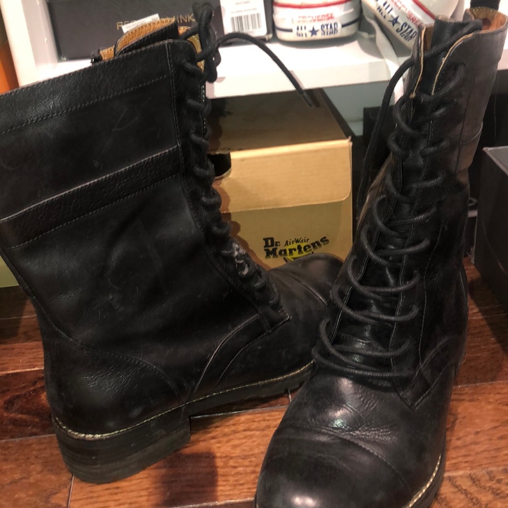 Black Combat Boots